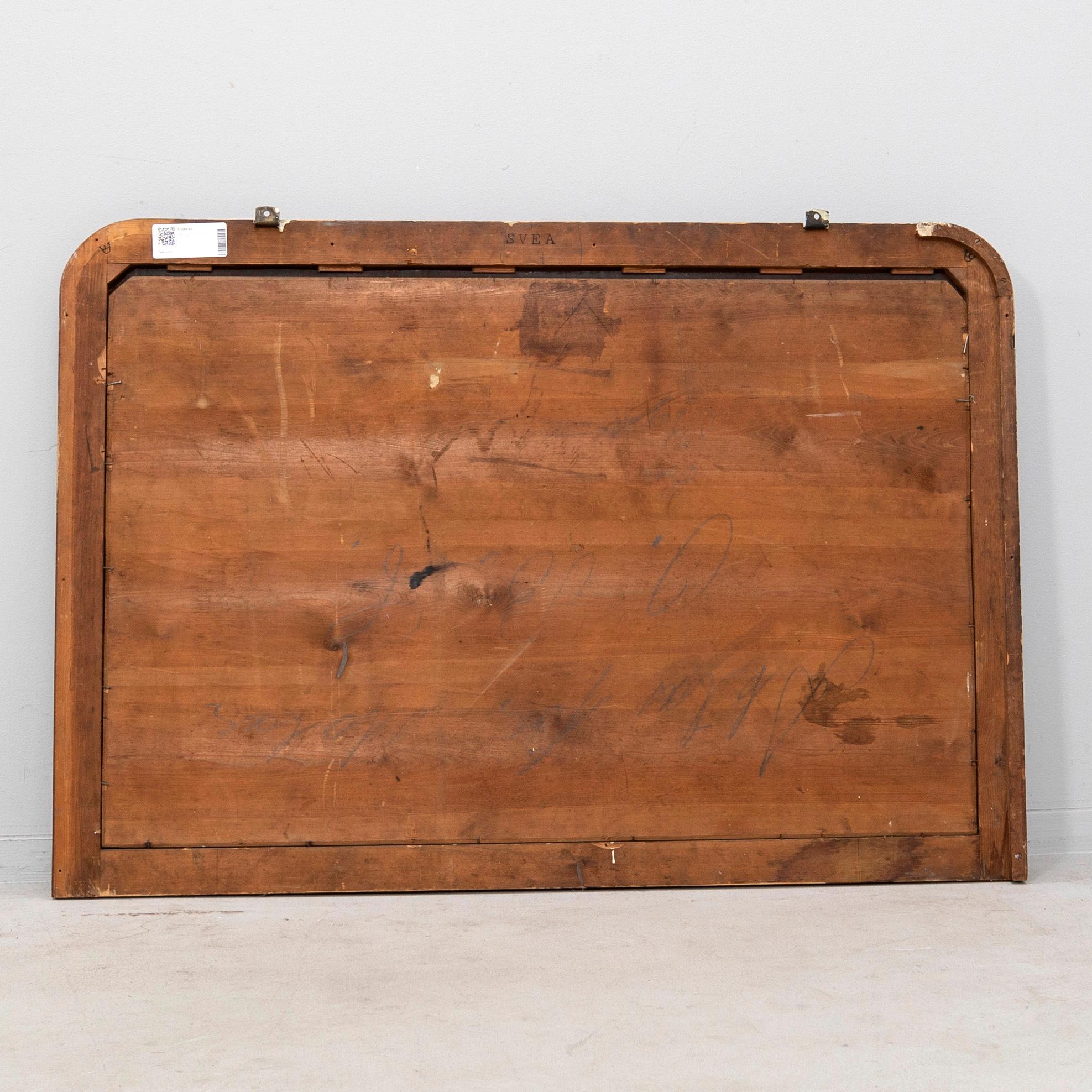 Ship's mirror from HMS Svea (1885-1941).