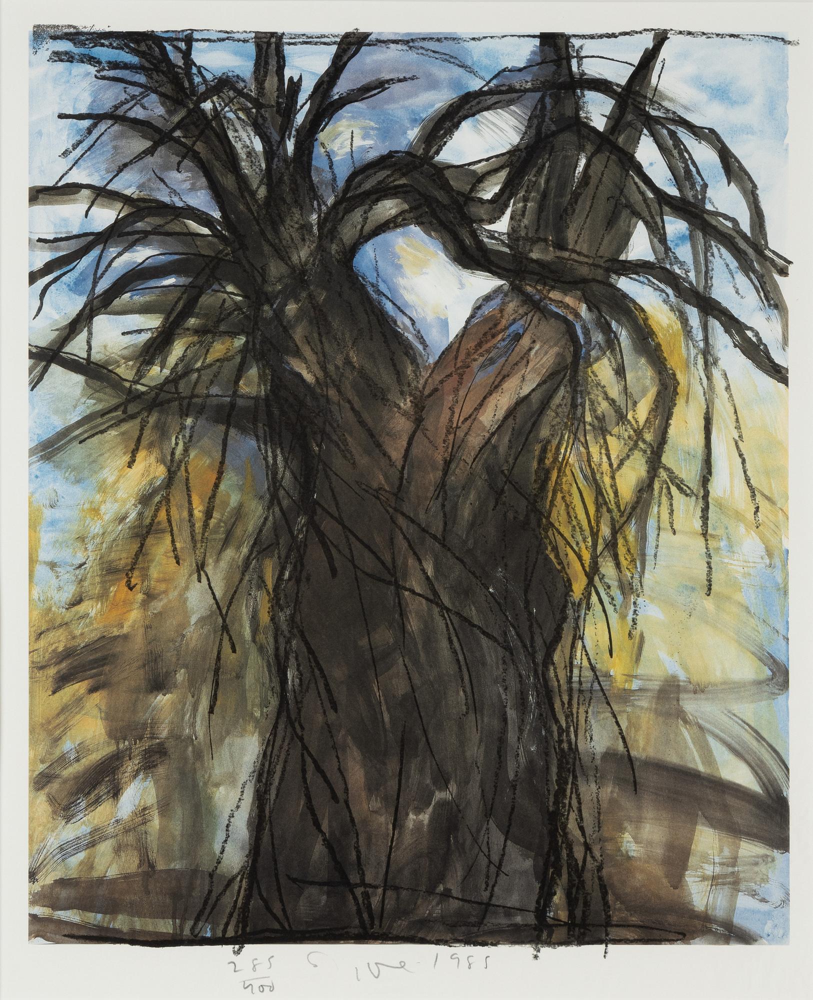 Jim Dine, färglitografi, 1985, signerad 285/400.