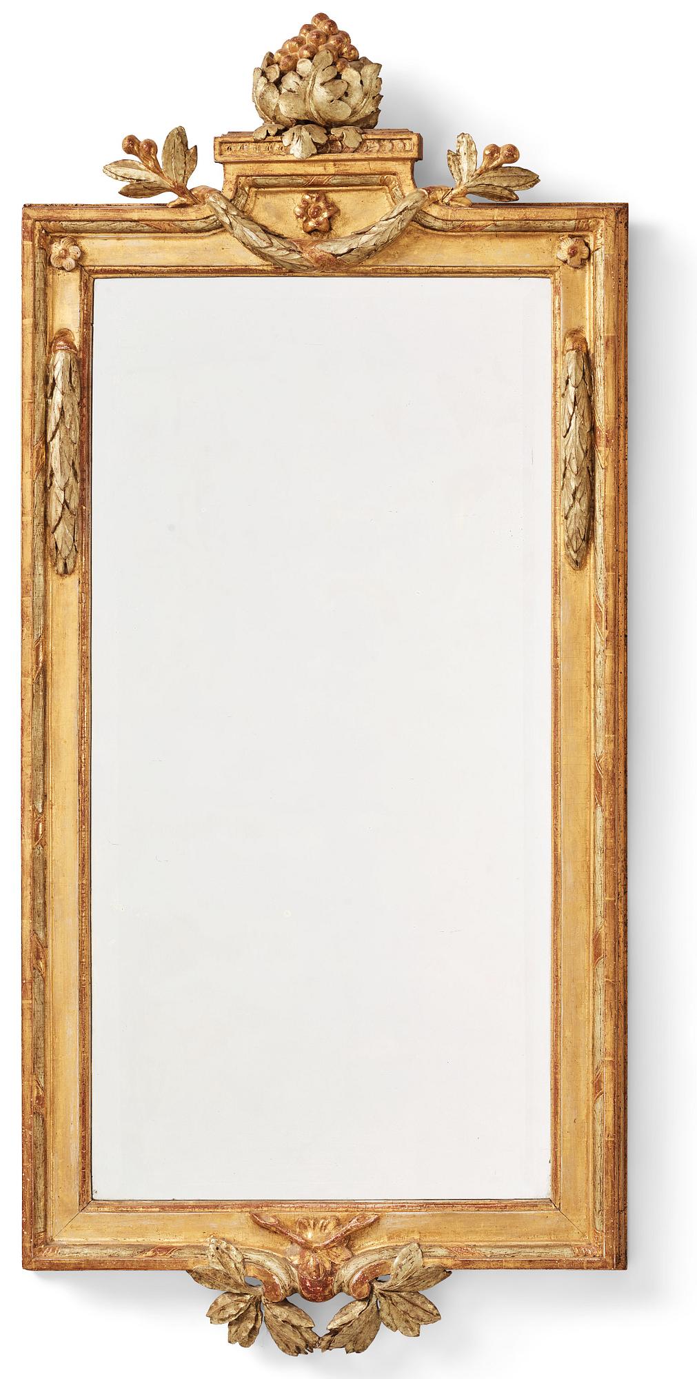 SPEGEL, av Johan Åkerblad (mästare i Stockholm 1758-1799), Gustaviansk.