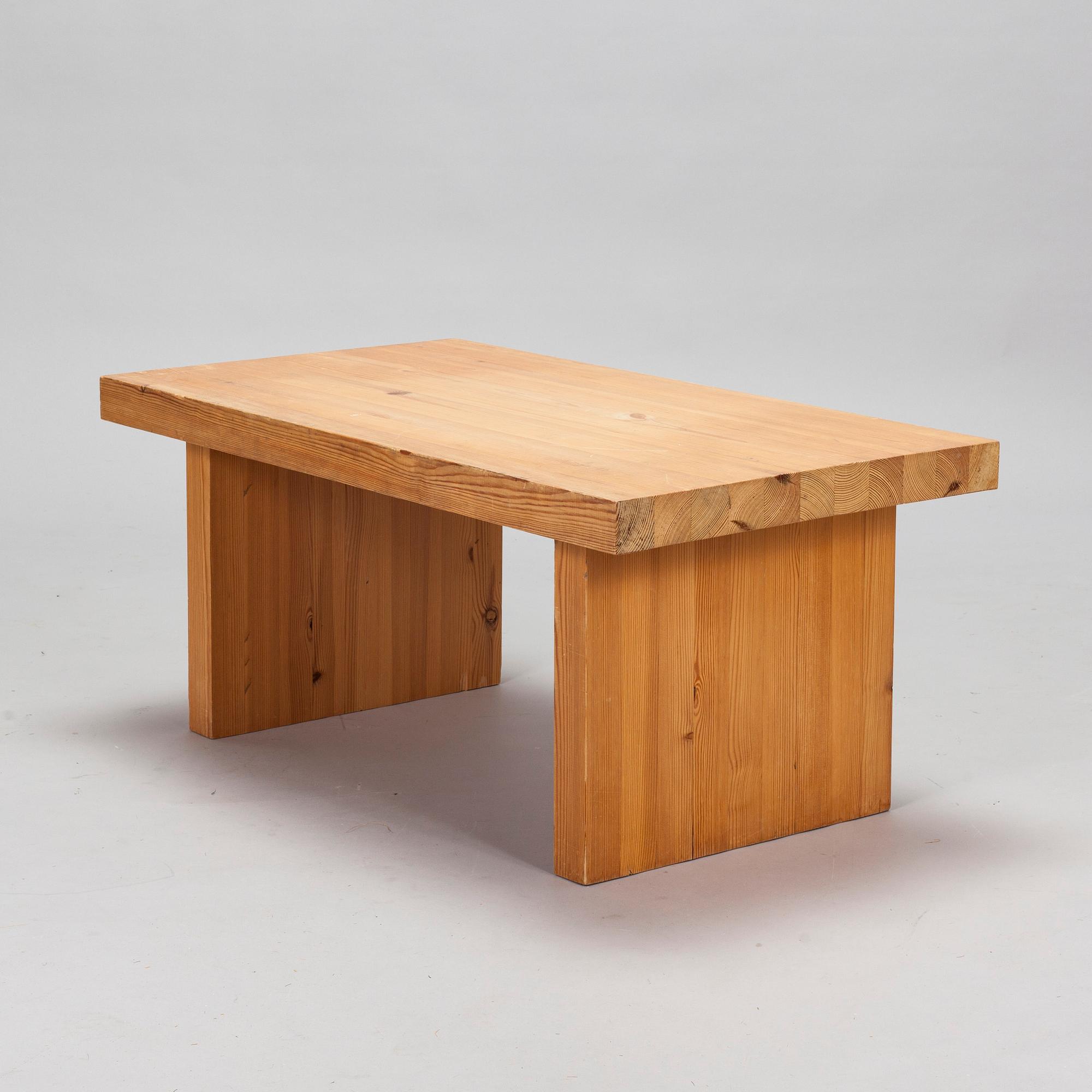 A pine bench / table top from second half of the 20th century.