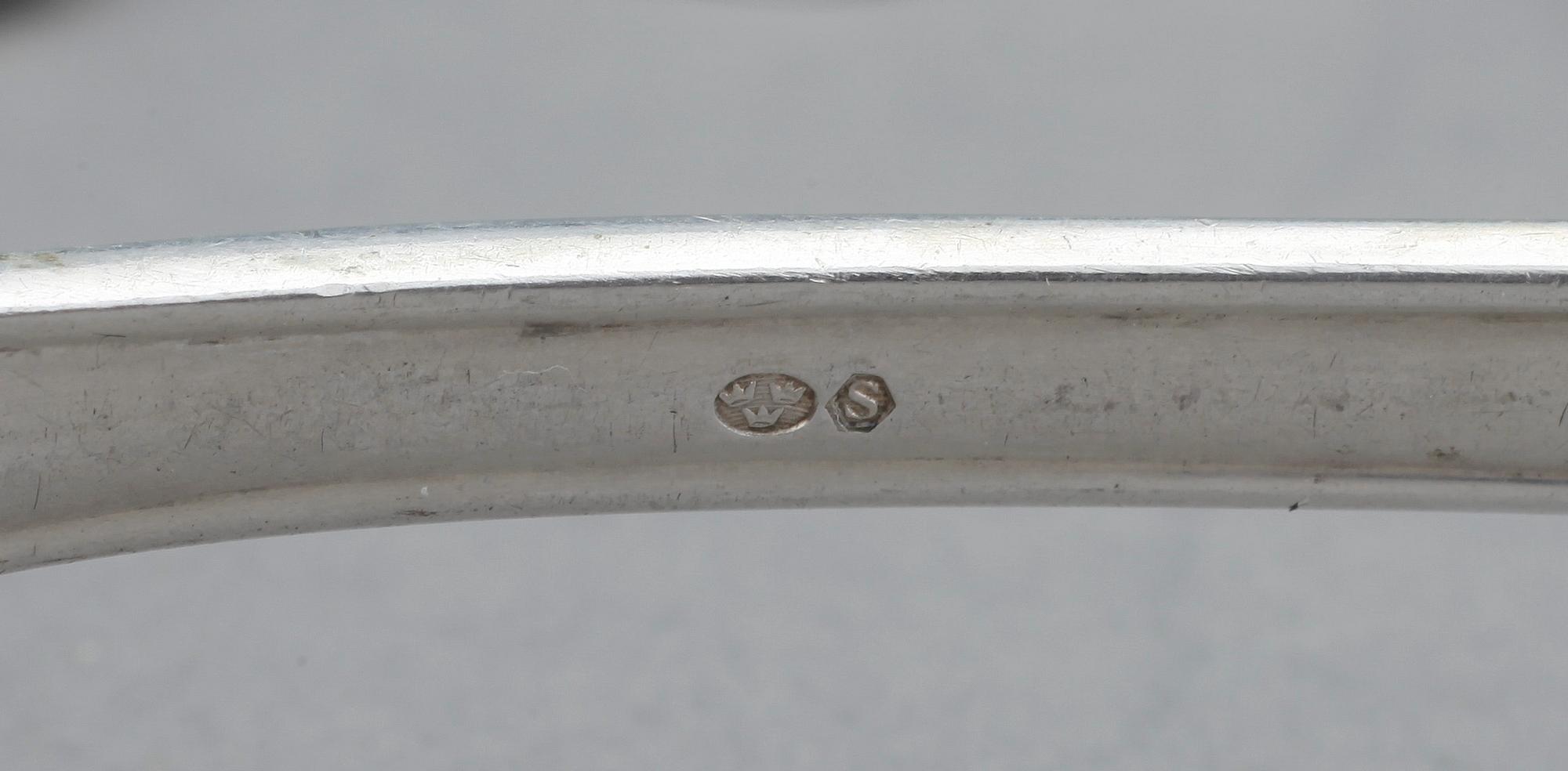 BESTICKSERVIS, 150 delar, silver, svenska importstämplar, 1900-tal. Tot ca 7098 gram.
