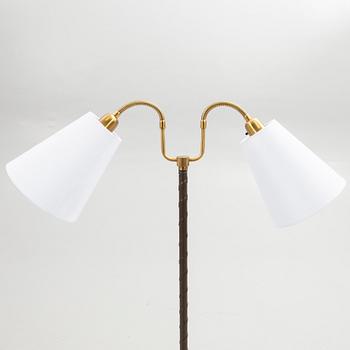 Einar Bäckströms Metallvarufabrik, floor lamp, mid-20th century.