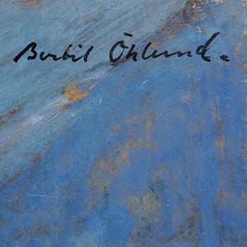 BERTIL ÖHLUND, olja på pannå, signerad.