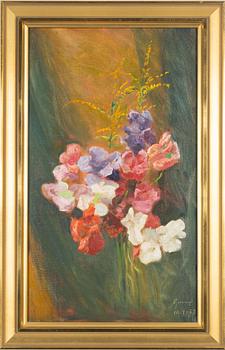 Carl Gunne, oil on canvas, signed and dated 10/9-72.