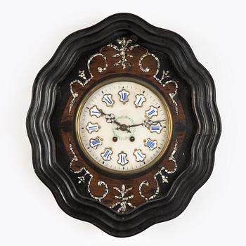 A late 19th century wall clock.