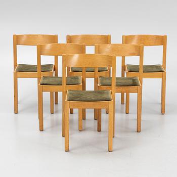 Axel Larsson, six 'Stol 312' chairs, Balzar Beskow.