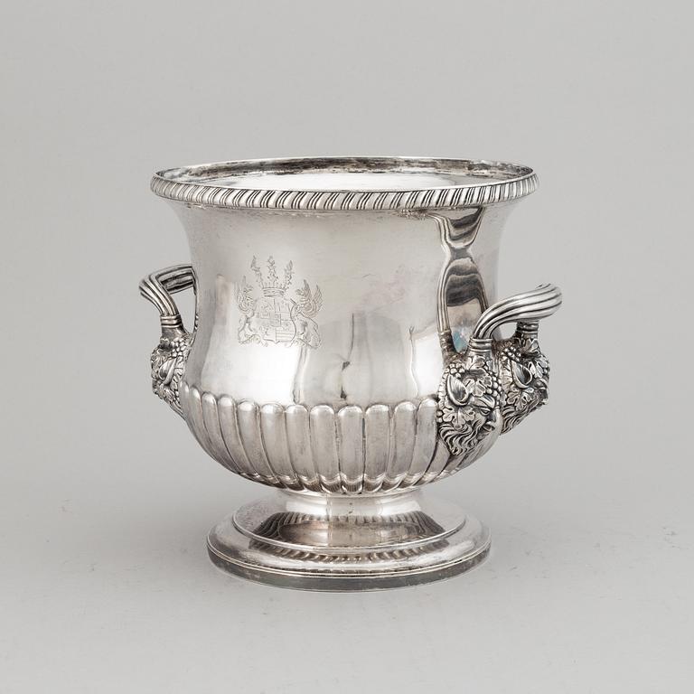 A Russian 19th century silver wine-cooler, mark of Nicholls & Plincke MAG.ANG.