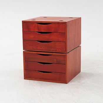 Jan Bocan, lådmoduler, ett par. 1970-tal.