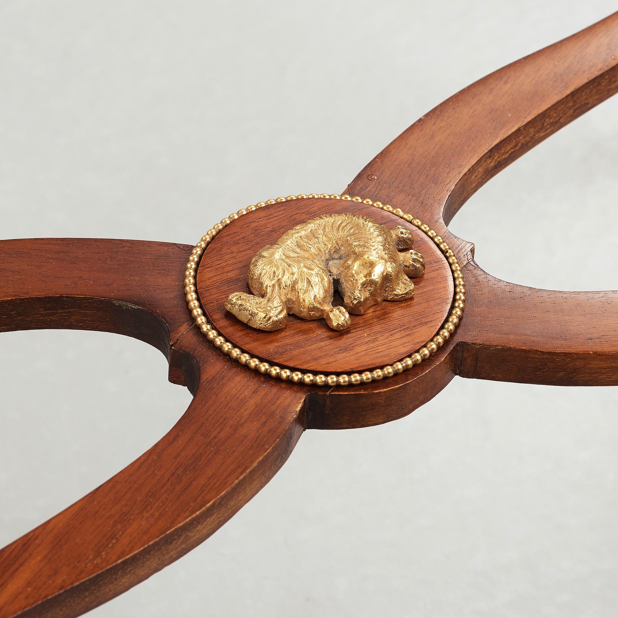 An Empire table, first half of the 19th century.