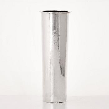 Bo Klevert, a sterling silver vase, Stockholm 1994.