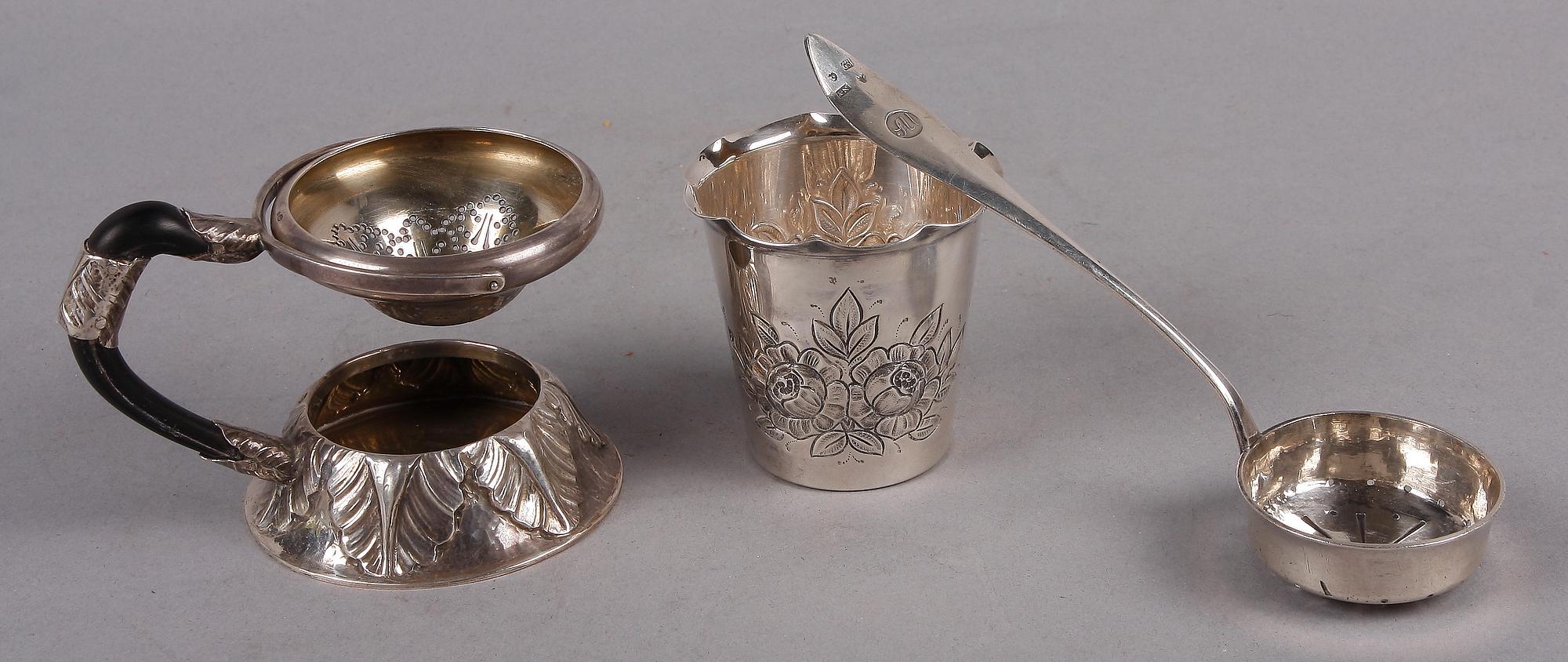 PARTI SILVER, 3 delar. Sverige och Danmark. 1800/1900-tal.