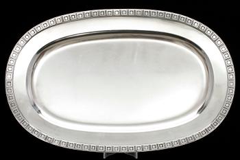 668. A W.A Bolin silver serving dish,