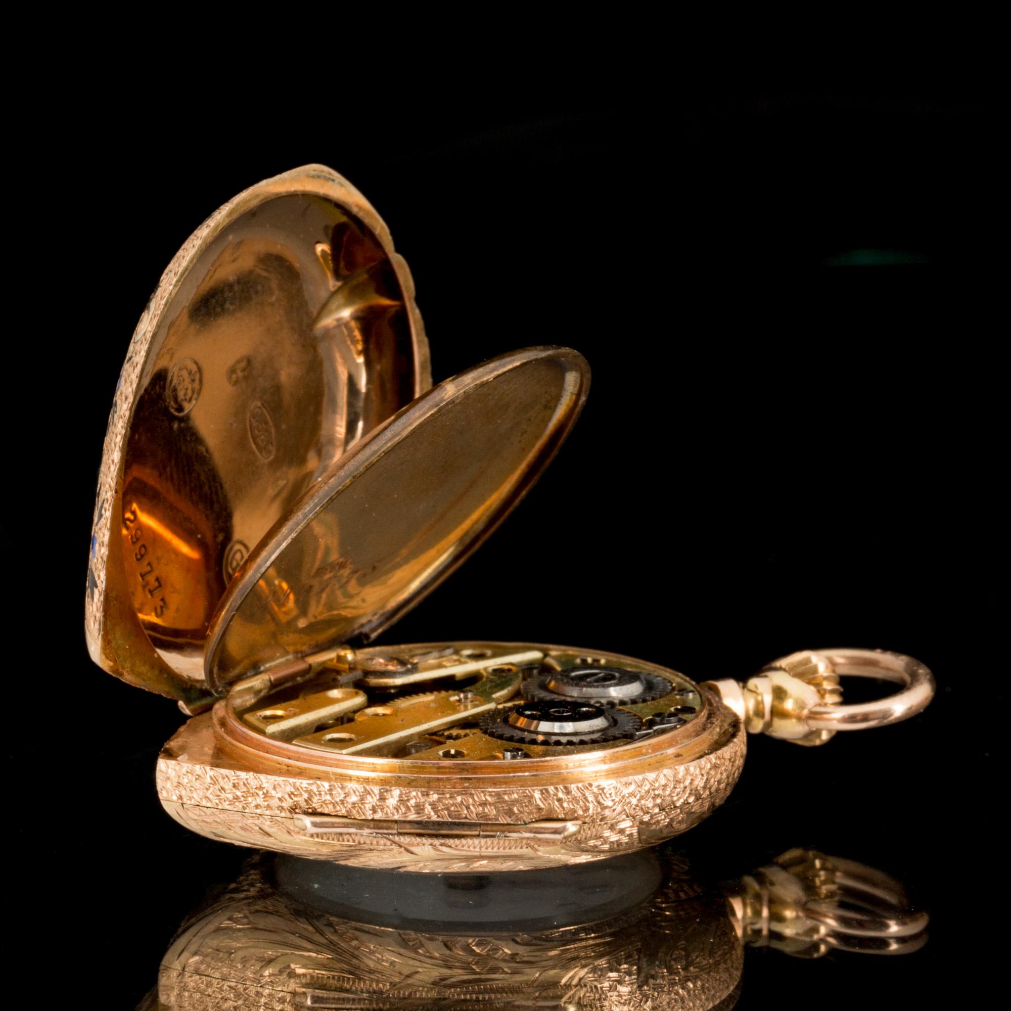 FICKUR, 18 K. Vikt tot 12.1g.