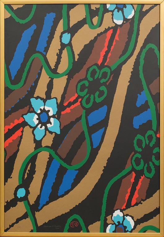 LENNART RODHE, colour lithographe, signed and dated 1998, E.A.