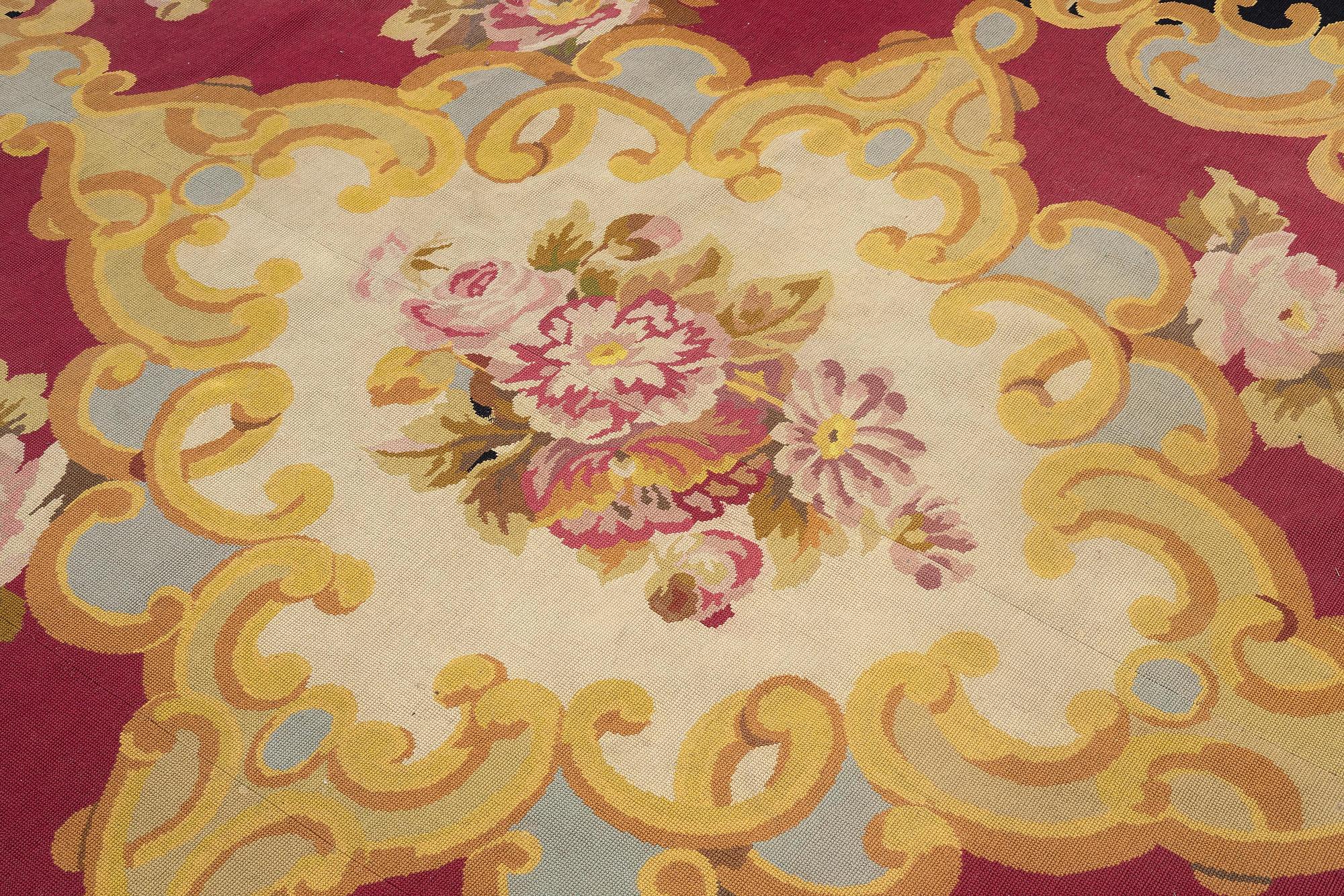 Antony Armstrong Jones, Lords Snowdons carpet, embroided c. 324 x 276 cm.
