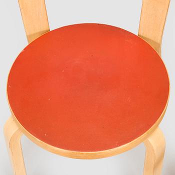 Alvar Aalto, tuoleja, 2 kpl, malli 66, O.Y. Huonekalu- ja Rakennustyötehdas A.B, 1957.