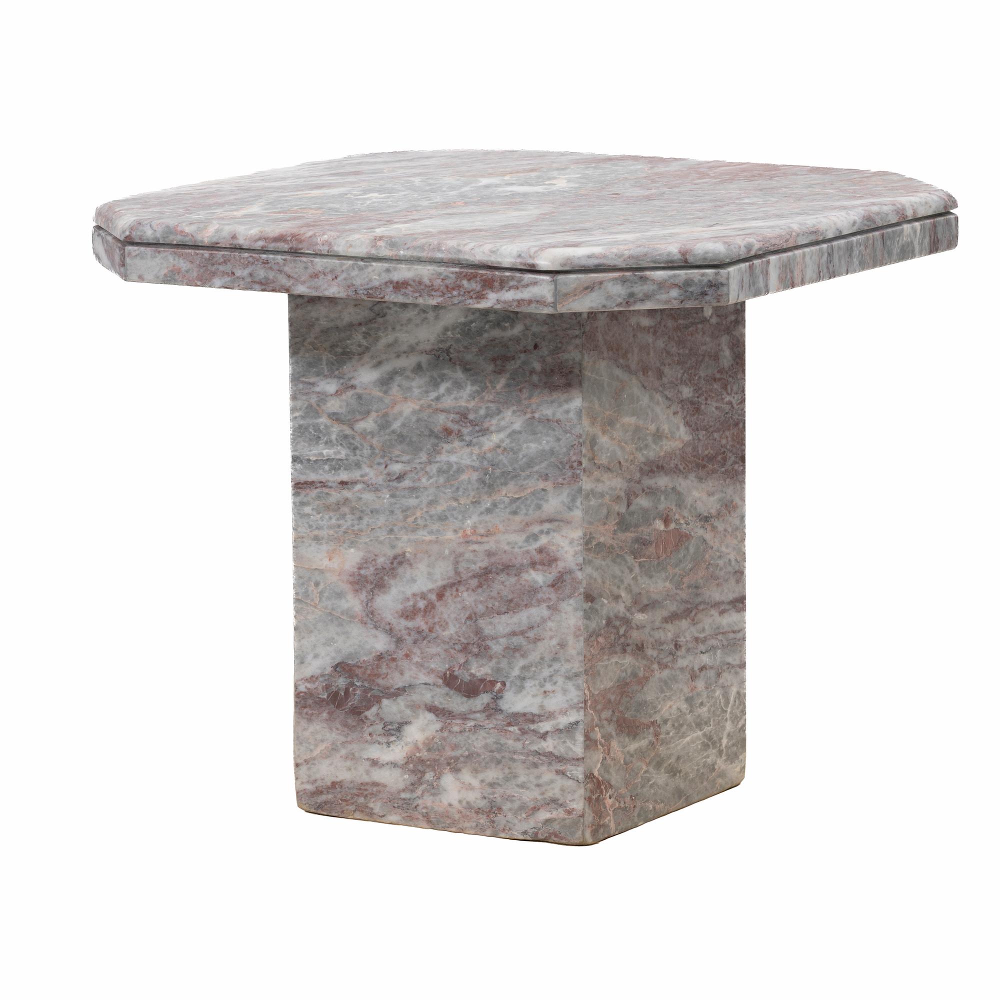 Sidobord, marmor, 1900/2000-tal.