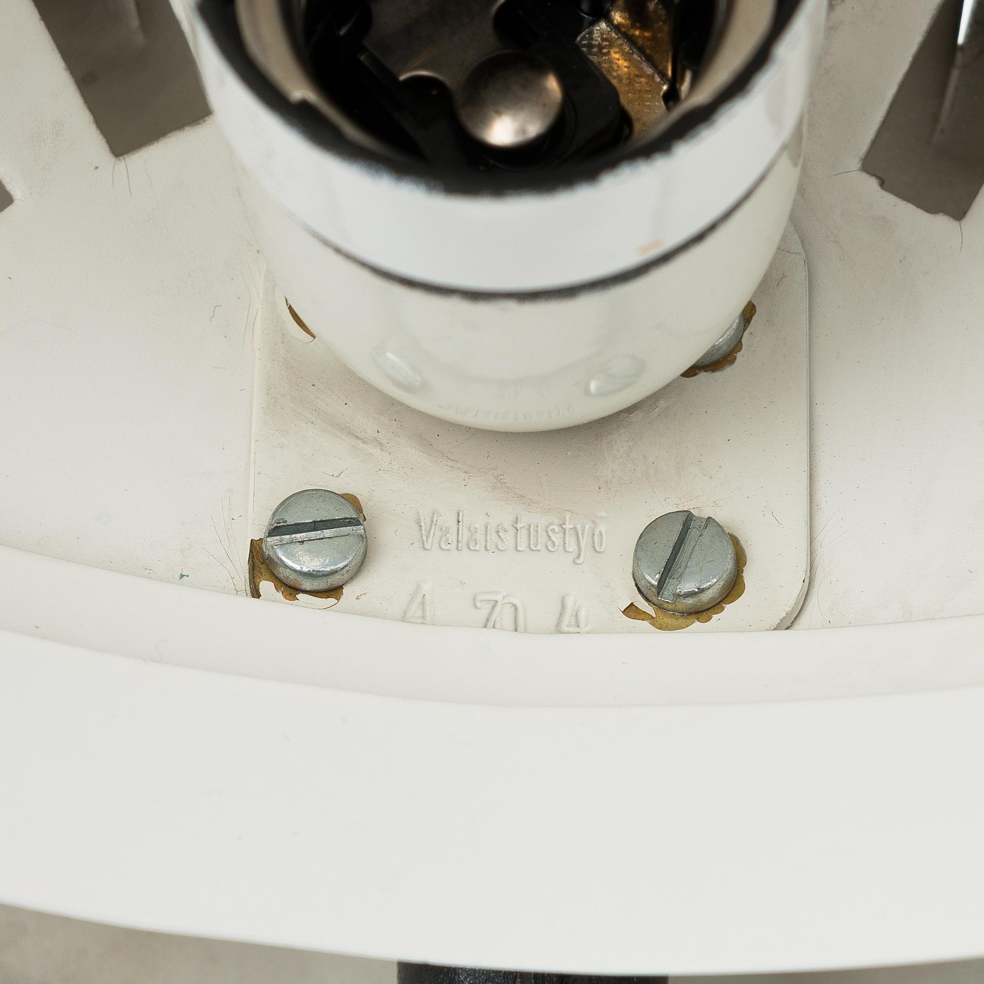 Alvar Aalto, a 'A704' table lamp for Valaistustyö.