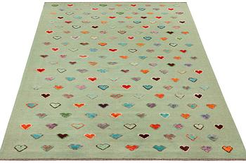 An Afghan kelim carpet, c. 295 x 204 cm.