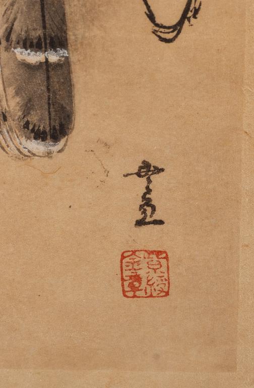 OKÄND KONSTNÄR, träsnitt, Japan,  1900-tal.