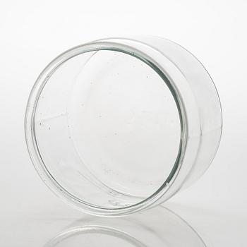 Lasipurkkeja, 3 kpl, mm Karhulan lasitehdas, 1900-luvun alkupuoli.