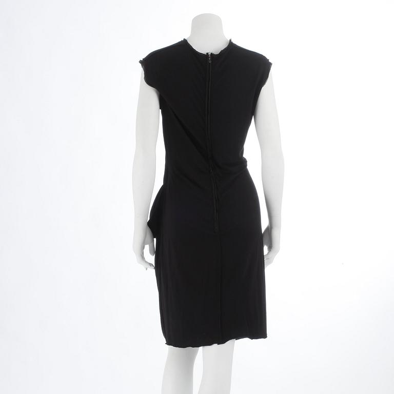 LANVIN, a black wool dress.