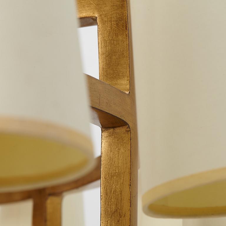 A chandelier, Tory Burch.