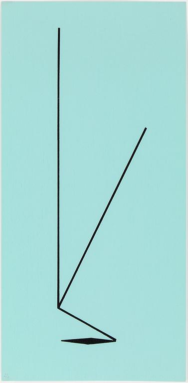 OLLE BAERTLING, färgserigrafi, stämpelsignerad (blindstämpel), Baertling Foundation, numrerad med blyerts 2/11.
