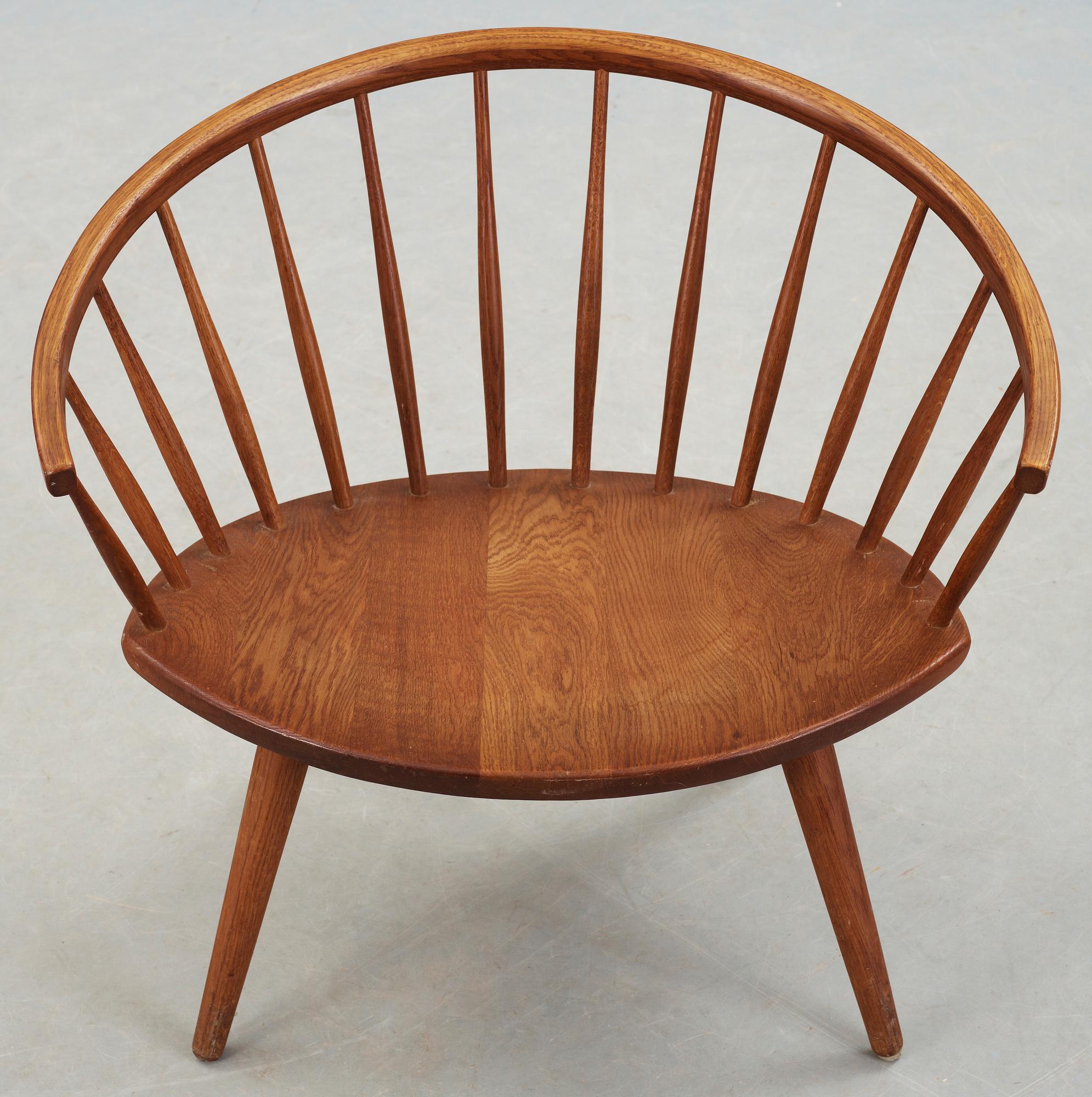 KARMSTOL, "Arka" Yngve Ekström, modellen formgiven 1955.