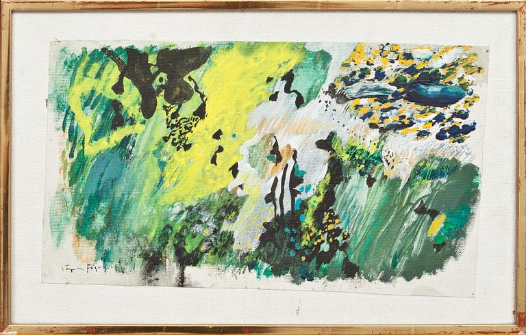 JÖRGEN FOGELQUIST olja på duk. Signerad.