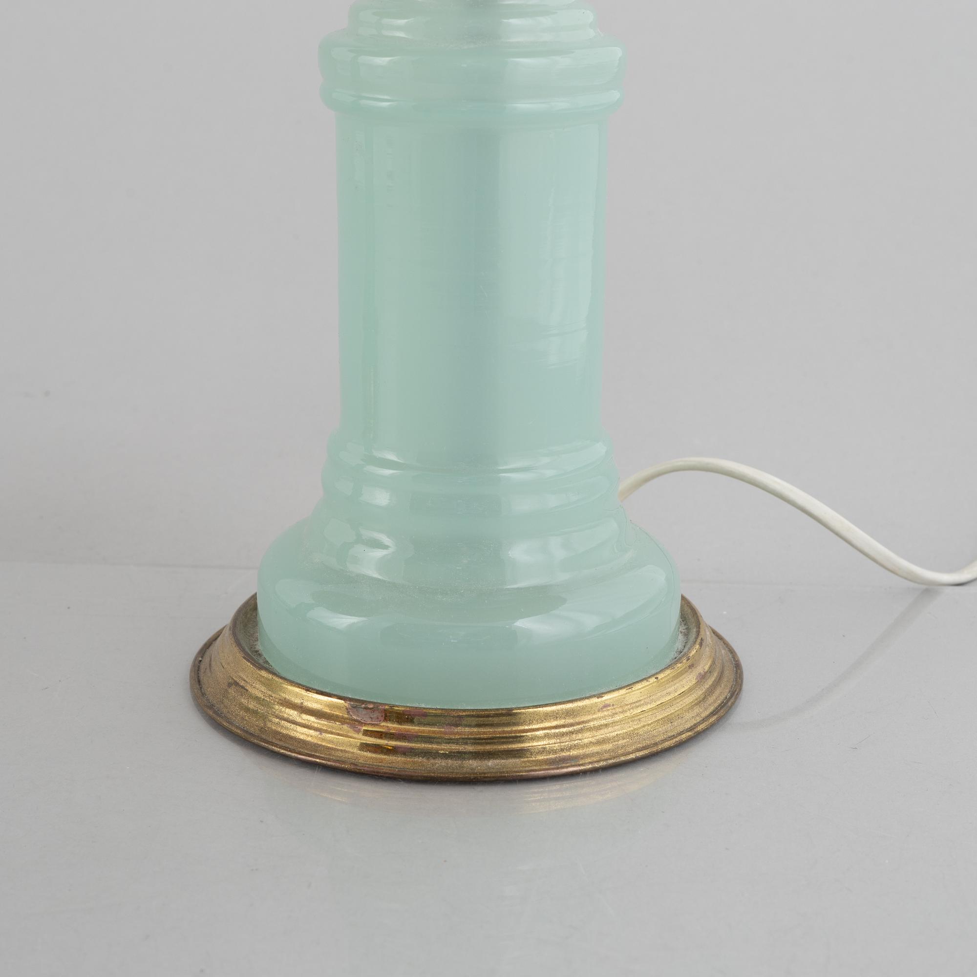 Bordslampor, ett par, troligtvis Italien, 1950/60-tal.