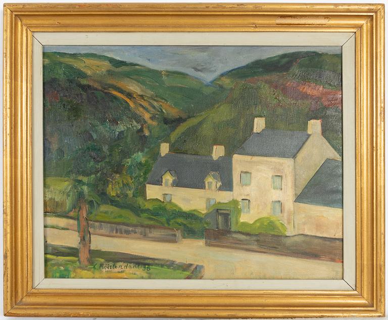 Carsten Hvistendahl, "Huset vid skogen, Bretagne".