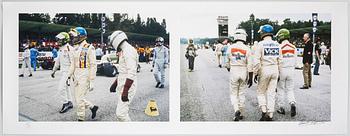 Kenneth Olausson, “Ronnie Peterson and Reine Wisell at the Monza Circuit, 1972”.