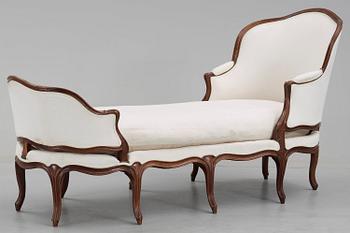 CHAISE LONGUE, rokokostil,1800-talets andra hälft.