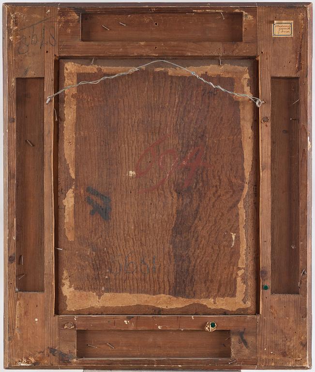 Gerrit Dou Circle of, Reading man with a globe.