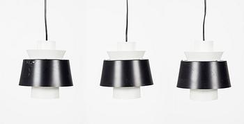 TAKLAMPOR, 3 st. Design Jörn Utzon, 1900-talets andra hälft.