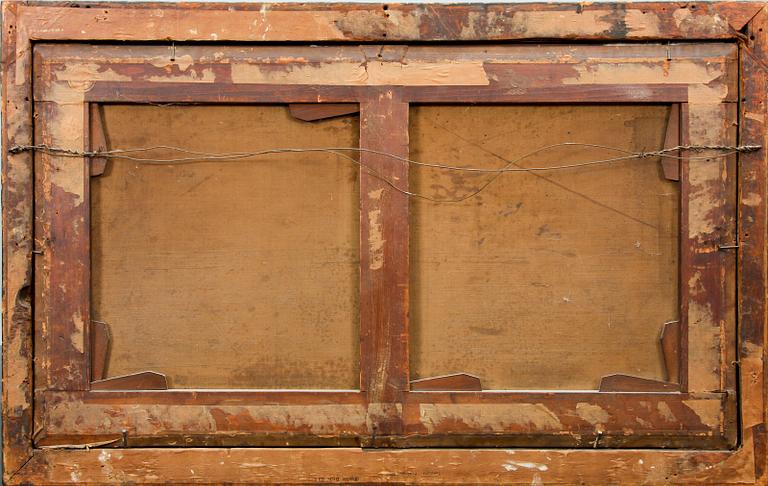 FRANCESCO ZUCCARELLI, hans art, olja på duk, bär sign.