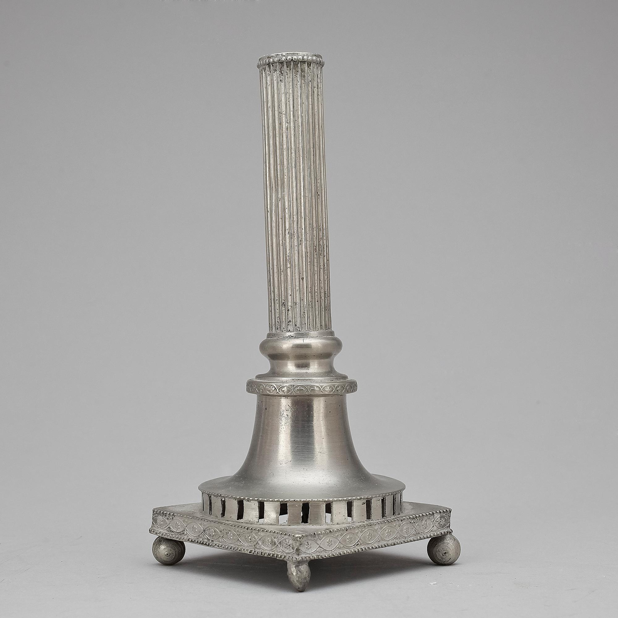 LJUSSTAKE, tenn 1700/1800-tal.
