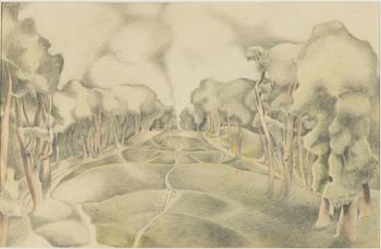 Erik Olson, Böljande landskap.