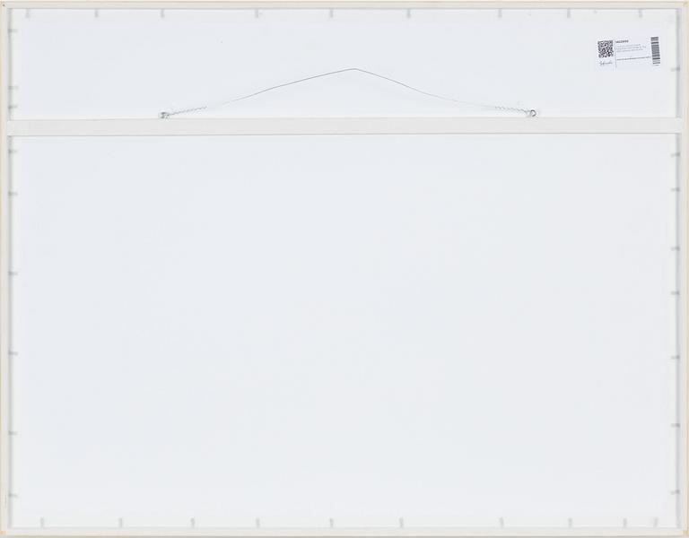 Christo & Jeanne-Claude, Offset in colours, with a collage of fabric, signed in pencil.