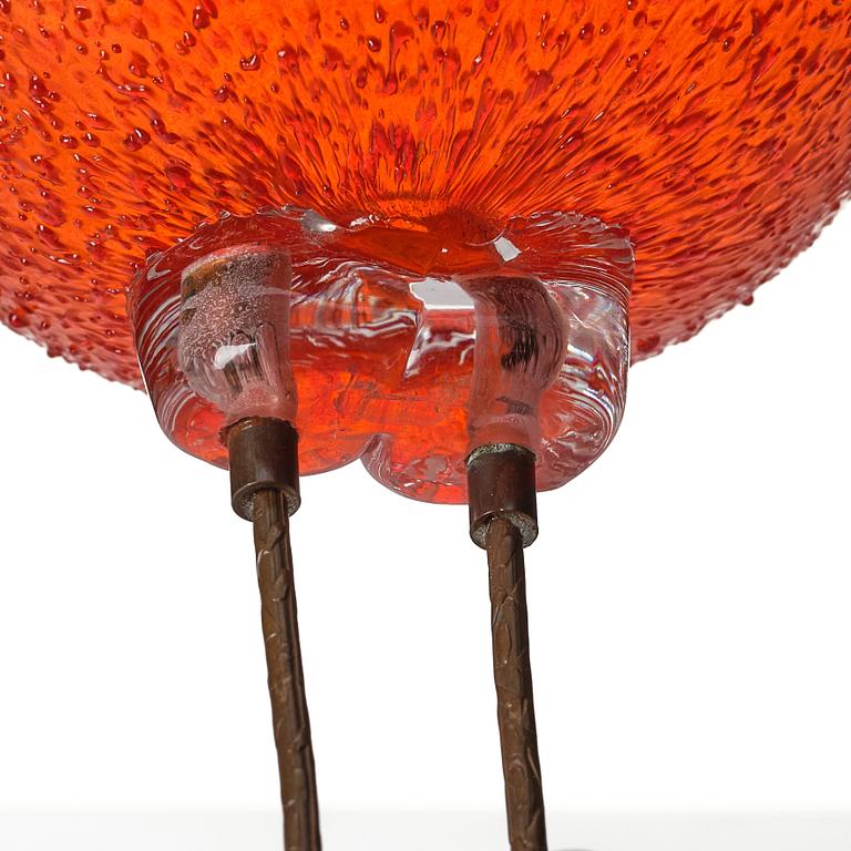 Alessandro Pianon, a 'Pulcino' glass sculpture of a bird, Vistosi, Murano Italien 1960-tal.