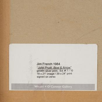 Jim French, "John Pruitt, Bow & Arrow", 1984.