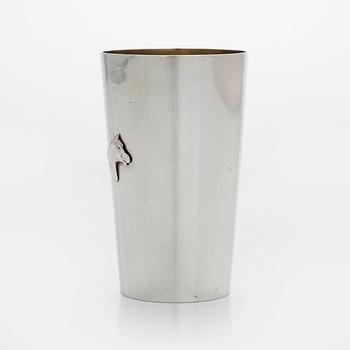 Grachev, Bägare, silver, stämplad Br. Grachev med hovleverantörsmärke, S:t Petersburg 1895-1898.