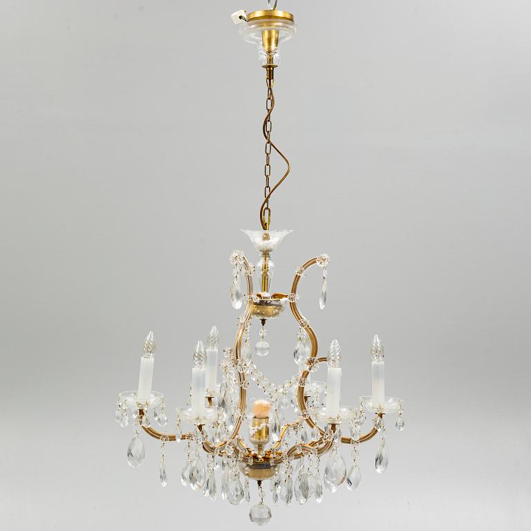 A Venetian style chandelier, second half of the 20th Century.