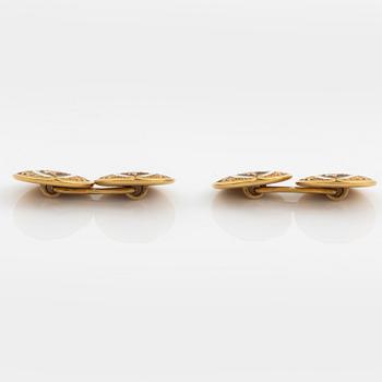 A pair of Bolin cufflinks.