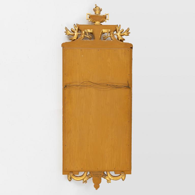 Mirror, Gustavian style, 20th century.