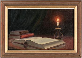 ARTHUR HEICKELL, olja på duk, sign.