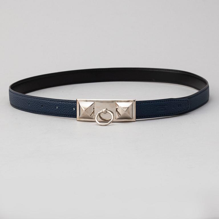 HERMÈS, skärp, "Collier de Chien", 2008. Storlek 90.