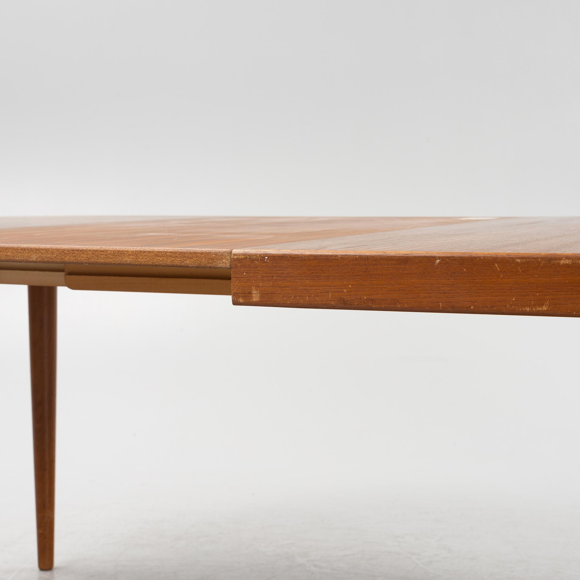 Kai Kristiansen, dining table, Denmark, 1960s.