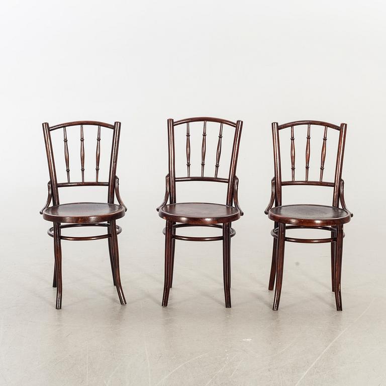 STOLAR, 6 st, mestadels Thonet-Mondus, omkring 1900.